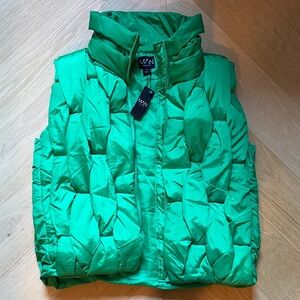Men’s Boohoo Green Puffer Vest